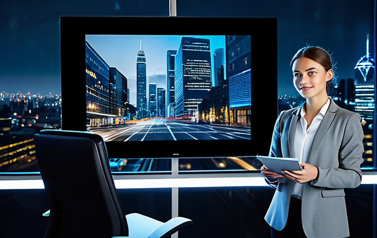 전략경영 연봉 테이블 분석 - **Image Prompt:** A young professional, fully clothed in a stylish business outfit, confidently pres...