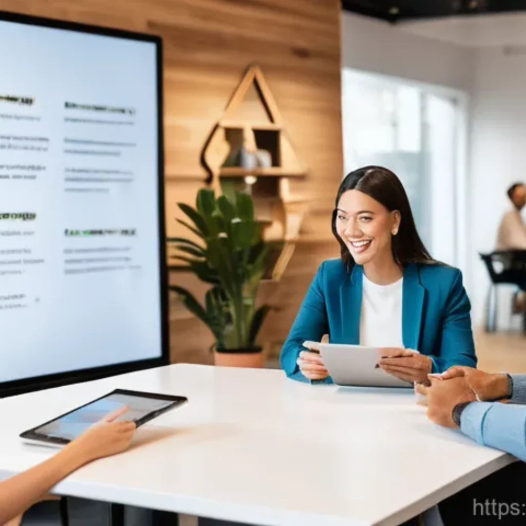 전략경영 중견기업 사례 분석 - **Image Prompt for Customer-Centric Strategy:**
    A vibrant, modern co-working space where a diver...